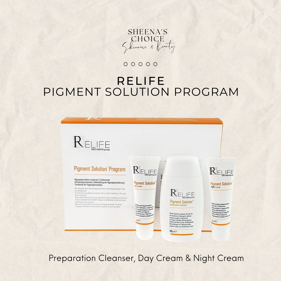 Relife Pigment Solution (Preparation Cleanser, Day Cream & Night Cream)