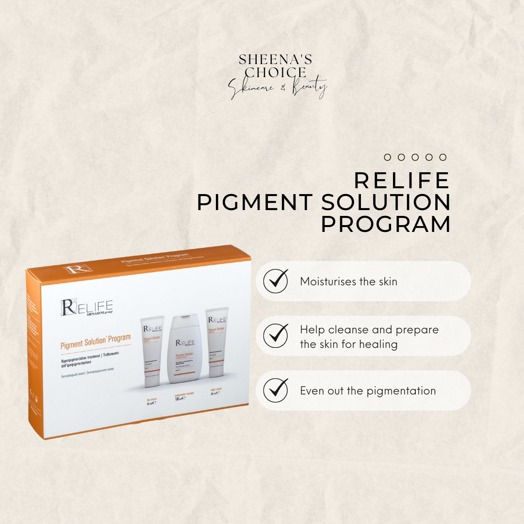 Relife Pigment Solution (Preparation Cleanser, Day Cream & Night Cream)