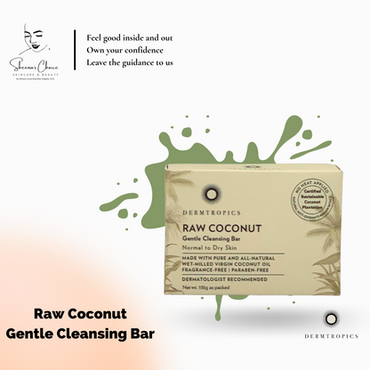 Dermtropics - Raw Coconut Gentle Cleansing Bar